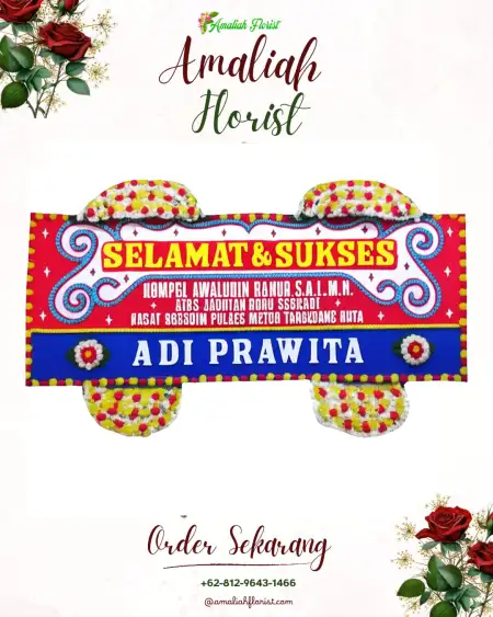 Papan Bunga Ucapan Selamat Mancani